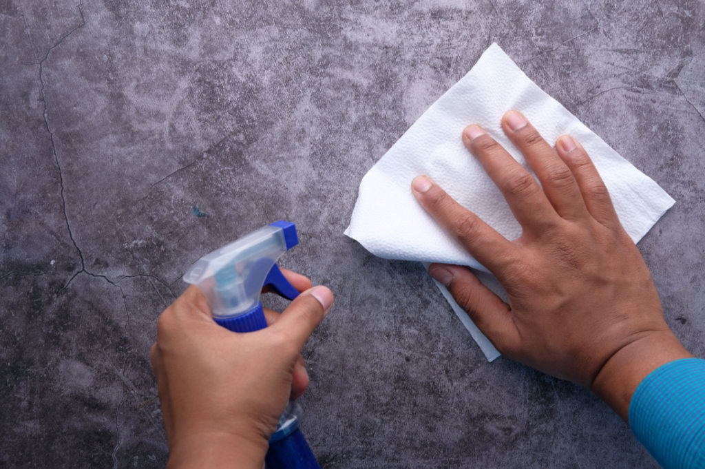 flexible-stone-wall-being-cleaned